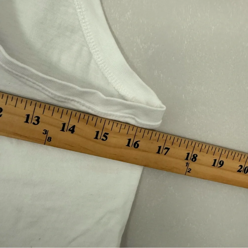 Nike white sports tank top Tee size S